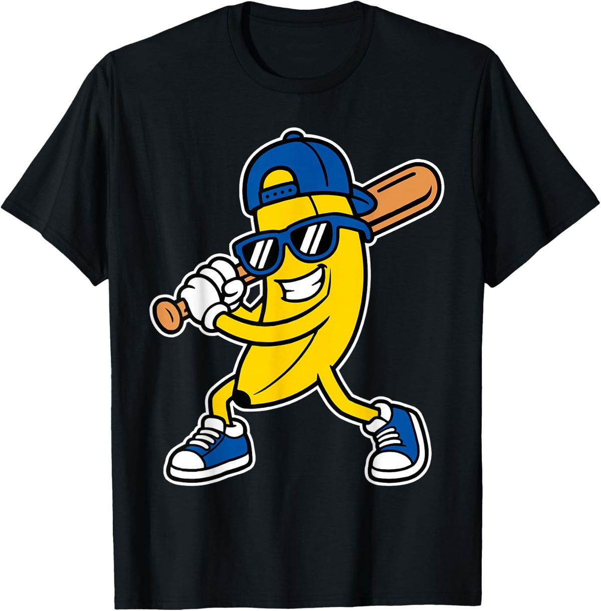 Banana Funny Cartoon Kids Youth Boys Girls T-Shirt