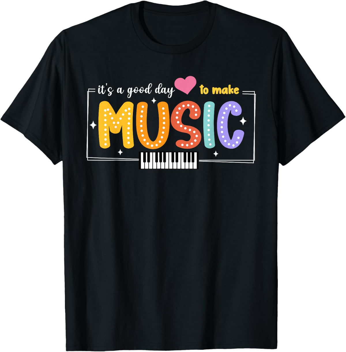 Make Music Musician Music Teacher Back to School Women T-Shirt