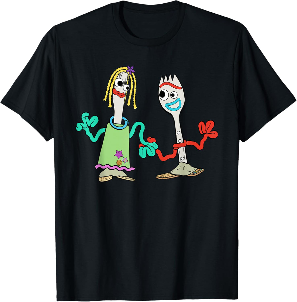 Disney and Pixar's Toy Story 5 Forky Karen Beverly Big Pose T-Shirt
