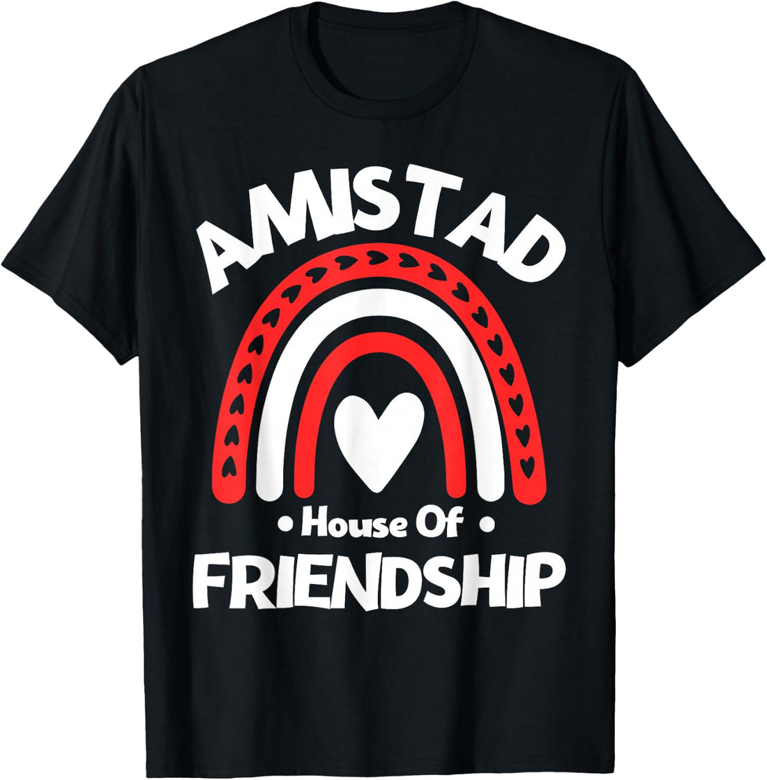 Amistad House of Friendship Vintage Rainbow Spirit T-Shirt