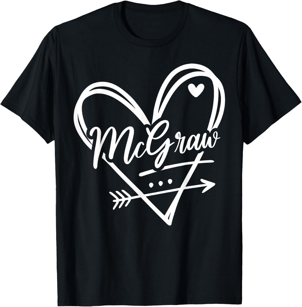 Vintage McGraw Heart Apparel for Men Women Kid Boy Girl T-Shirt