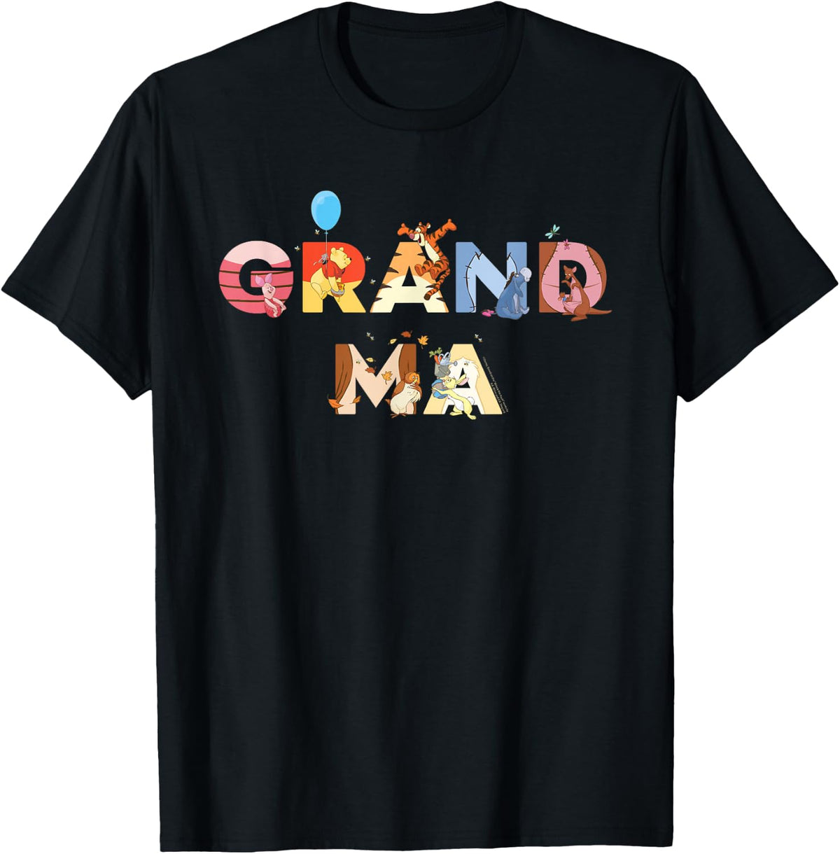 Disney Winnie The Pooh & Friends Grandma Family Disney Trip T-Shirt