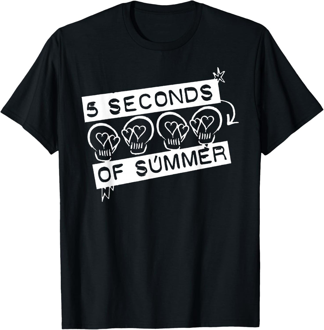 5 Seconds of Summer Self Titled T-Shirt