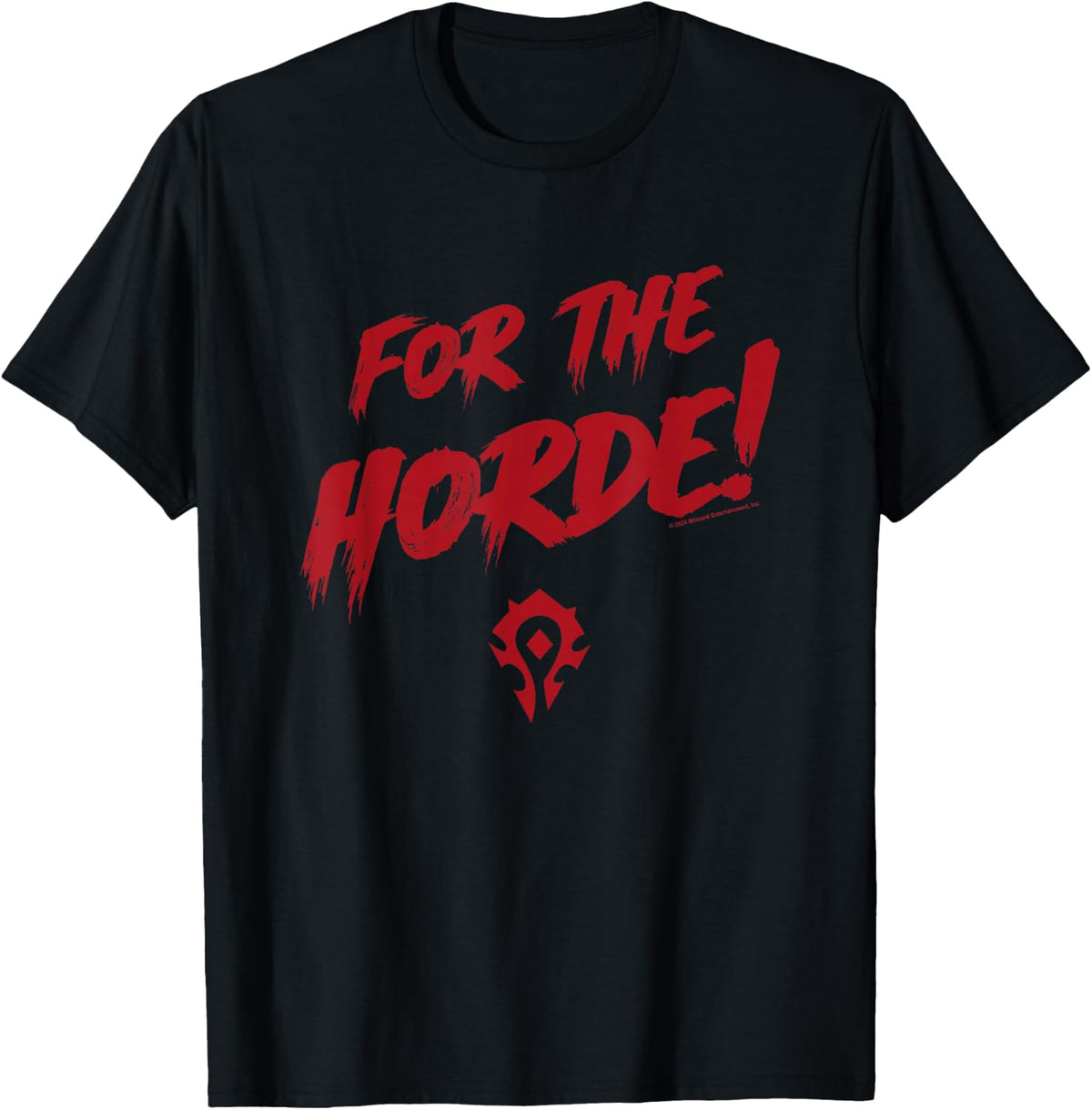 World of Warcraft for The Horde! Epic Quote Big Chest Logo T-Shirt