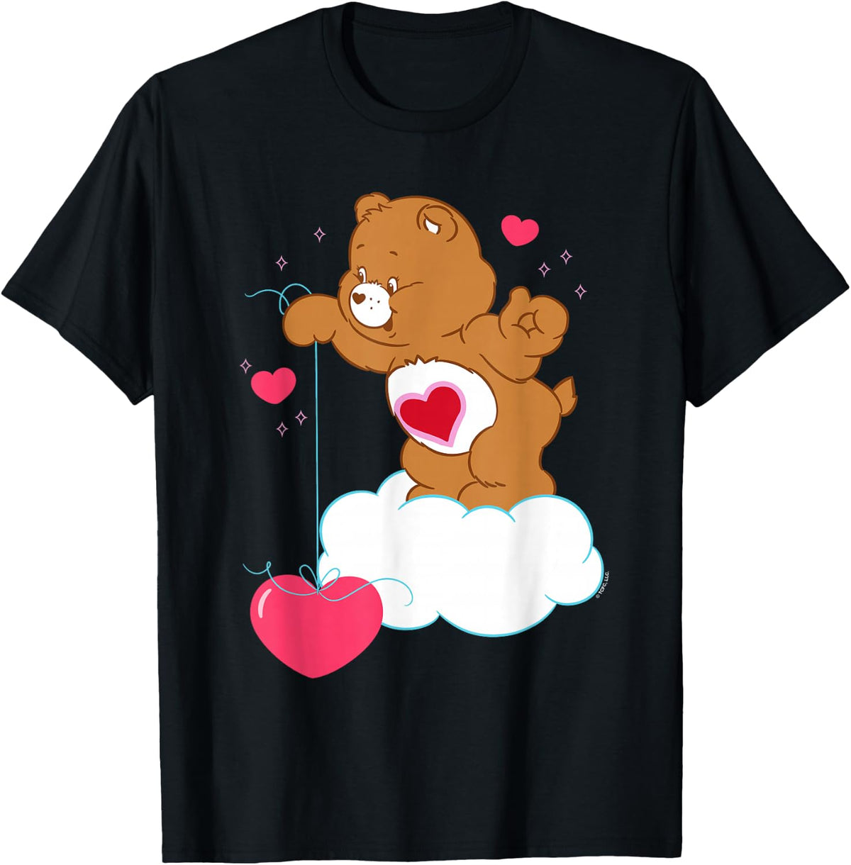 Care Bears Tenderheart Bear Fishing Hearts T-Shirt