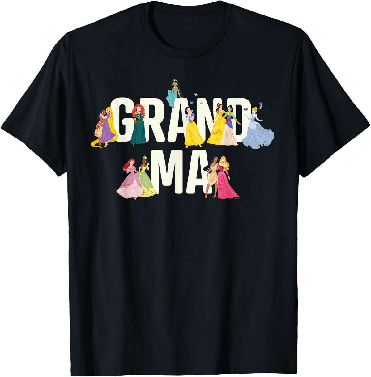 Disney Princess Squad Grandma Family Trip Vacation Reunion T-Shirt