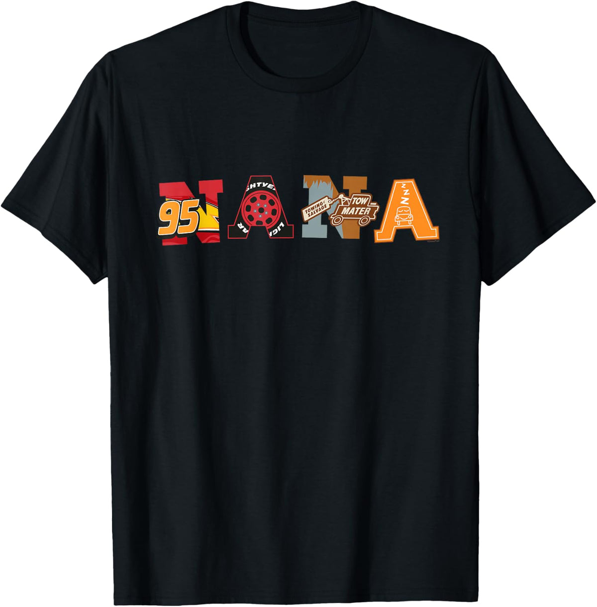 Disney & Pixar's Cars Nana Mother's Day Birthday Family Trip T-Shirt