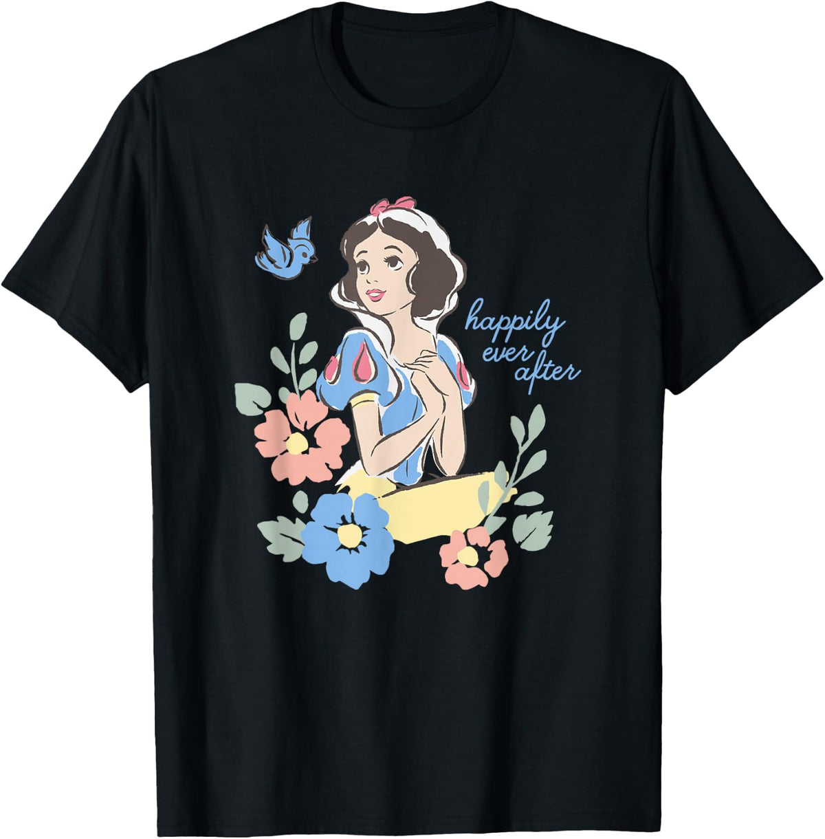 Disney Snow White Happily Ever After Floral T-Shirt