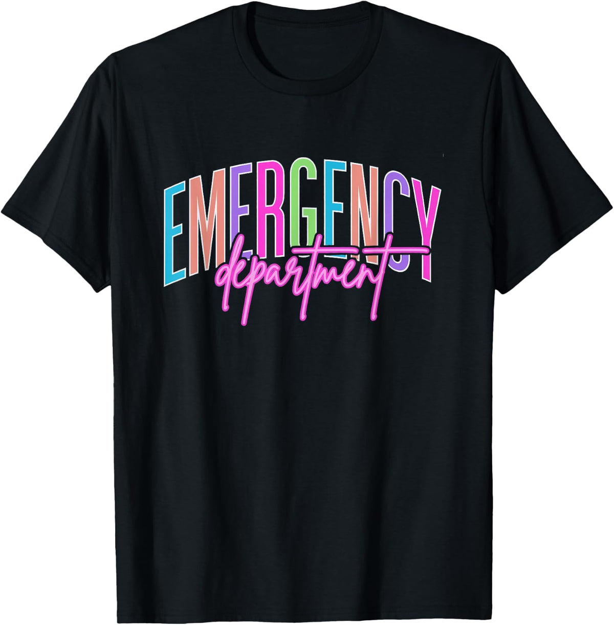 Women Emergency Department ER Crew Emergency Room ED RN T-Shirt