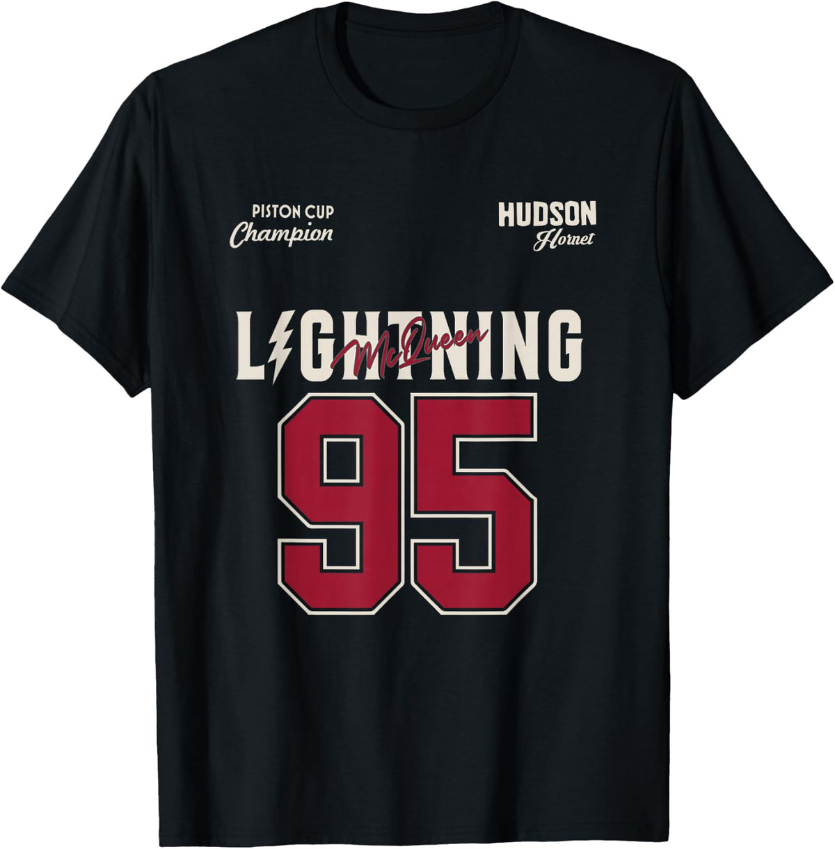 Disney Pixar Cars Lightning McQueen 95 Racer Look T-Shirt