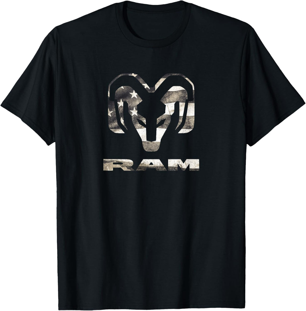 Ram Grey Flag Logo Officially Licensed T-Shirt