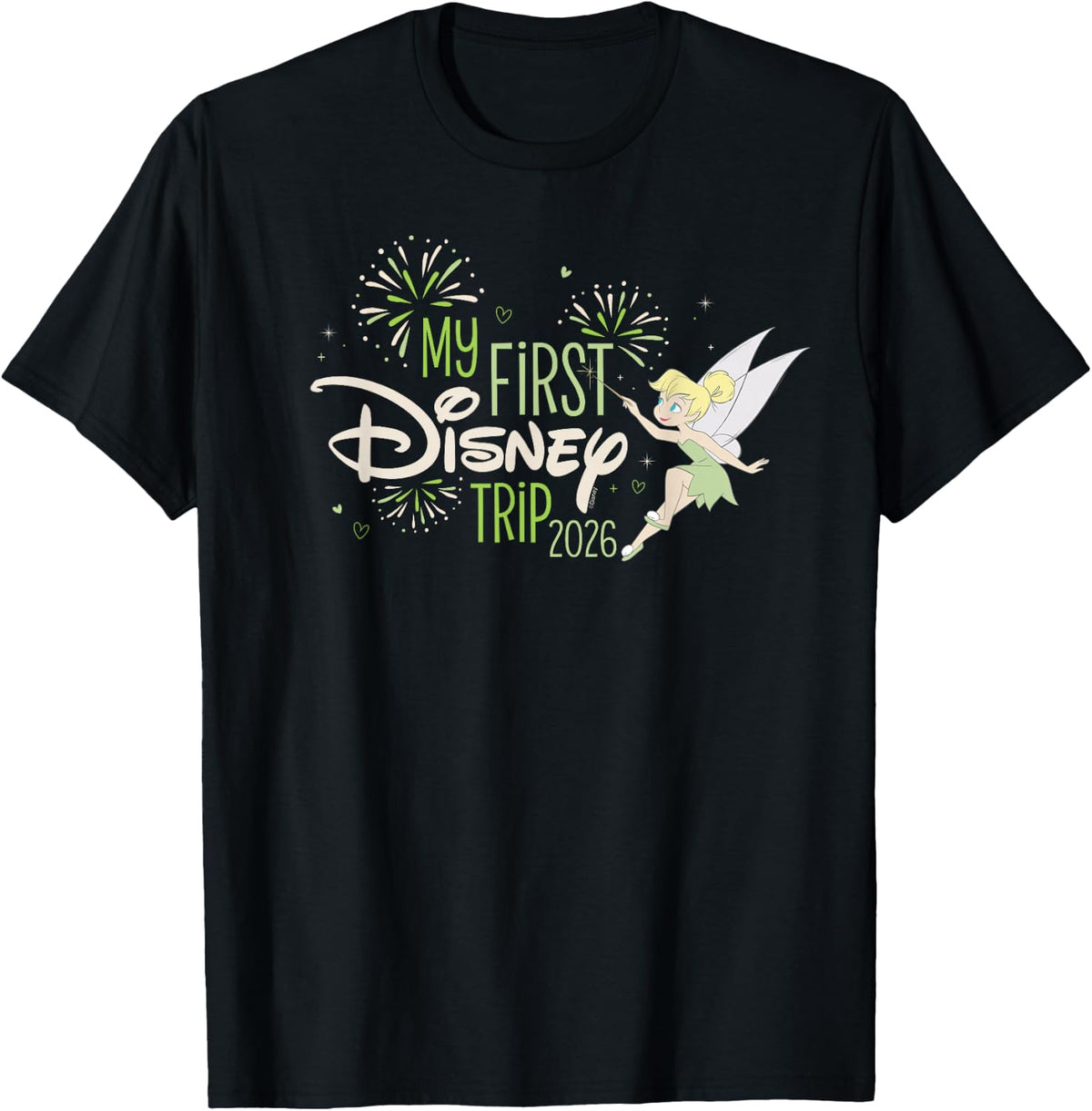 Disney Tinker Bell My First Disney Trip 2026 Vacation T-Shirt