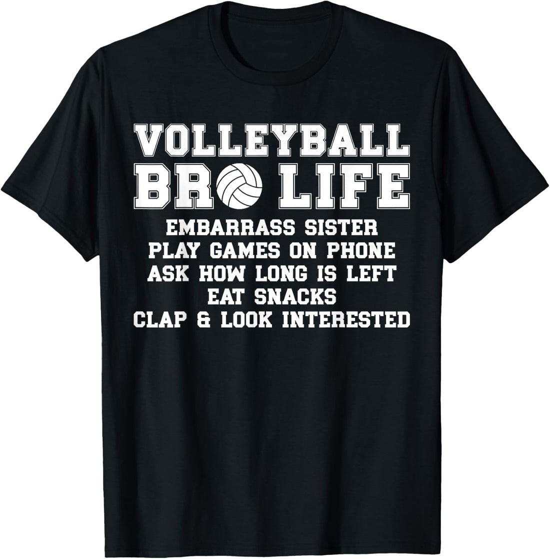 Volleyball Bro Life Volleyball Brother T-Shirt