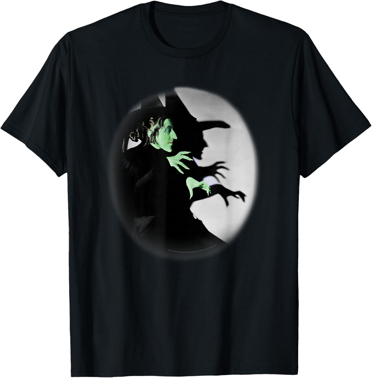Wizard of Oz Wicked Witch Spotlight Silhouette Retro Movie T-Shirt