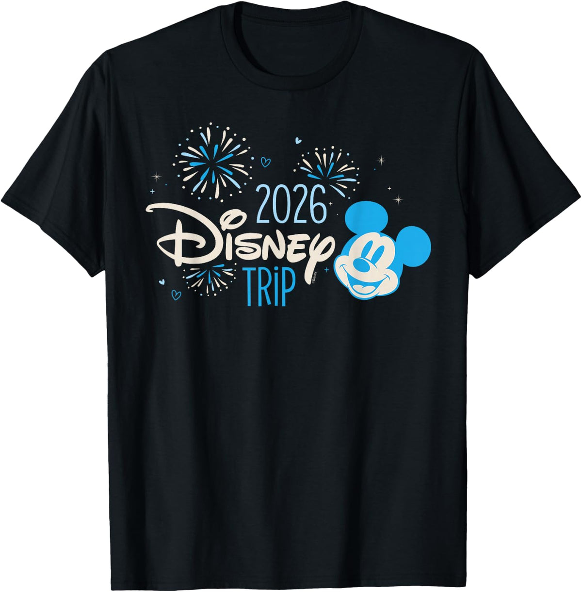 Disney Mickey Mouse & Fireworks 2026 Disney Trip Vacation T-Shirt