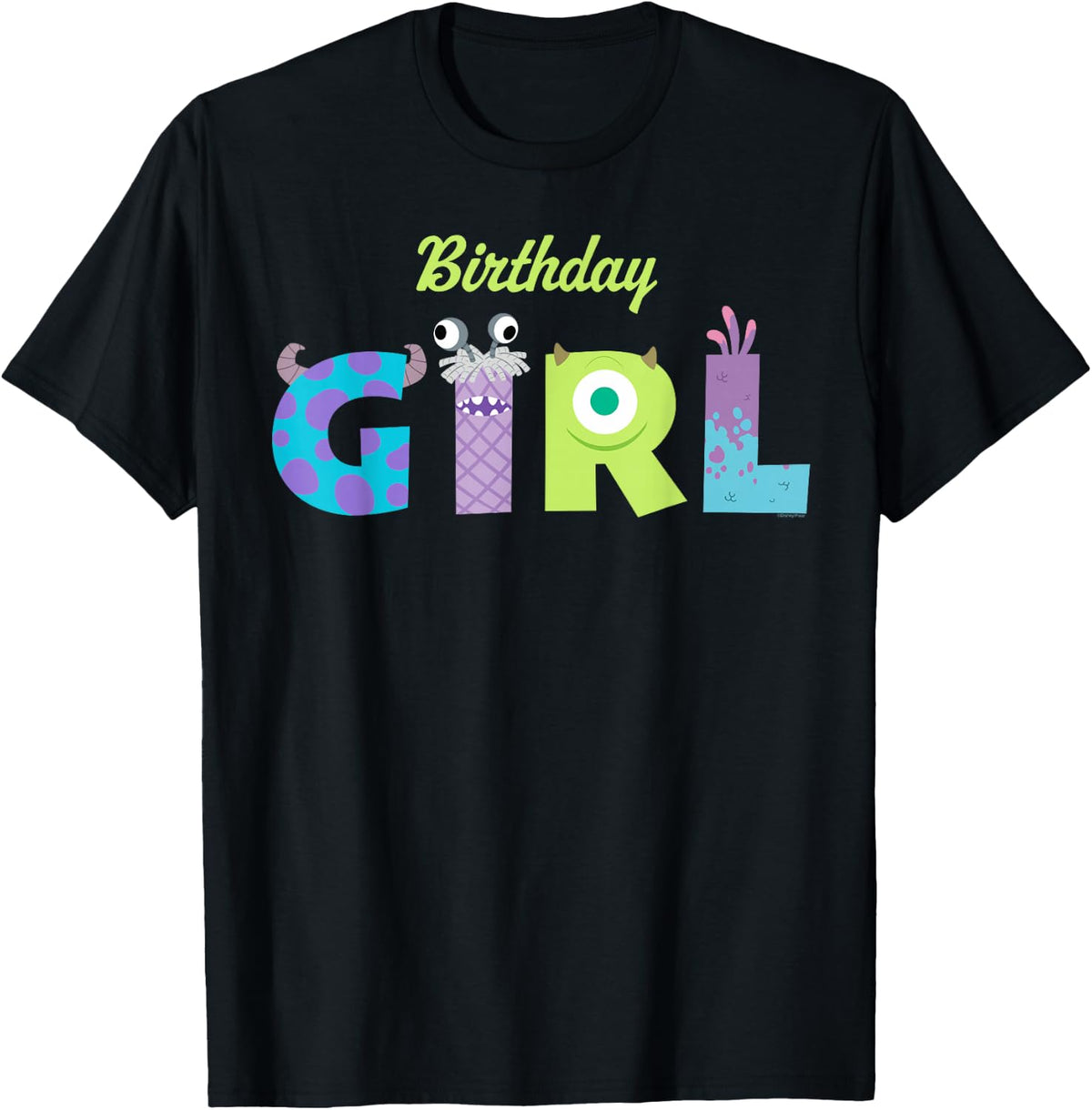 Disney & Pixar's Monsters, Inc. Birthday Girl Party Gift T-Shirt