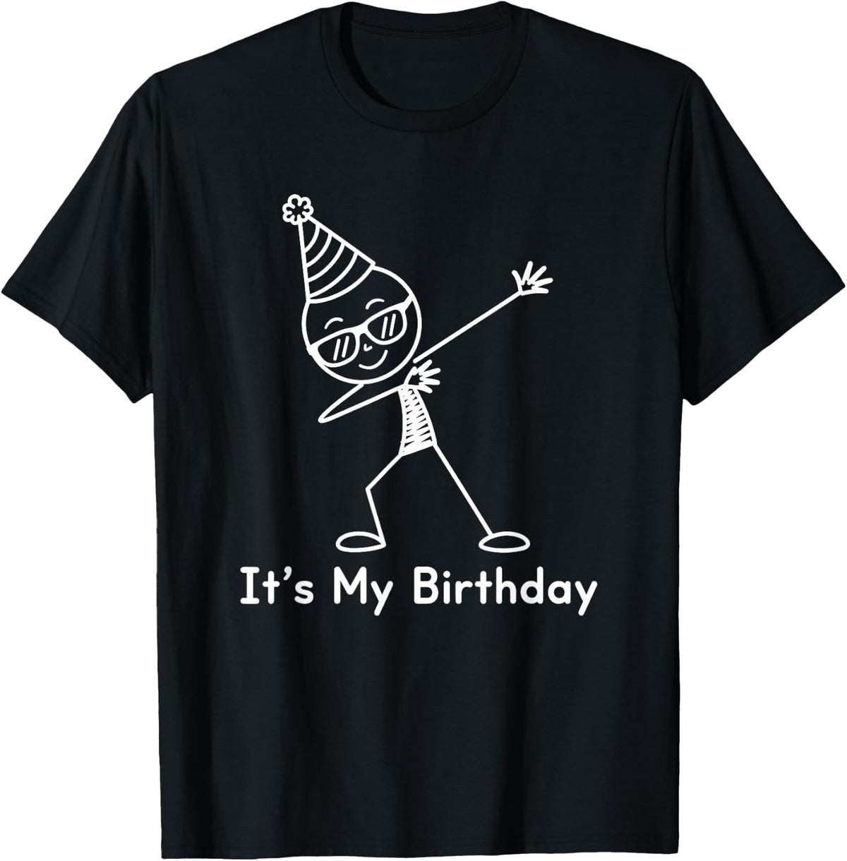 It's My Birthday Party Smile Face Funny Cute Birthday T-Shirt