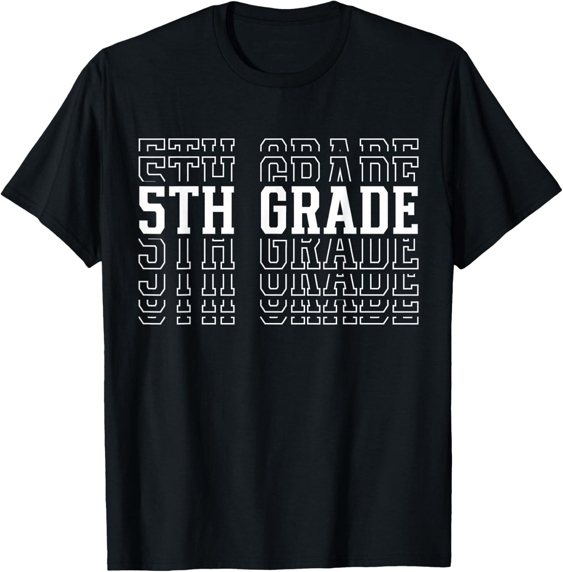 5th Grade Team Fifth Grader Back to First Day of School T-Shirt