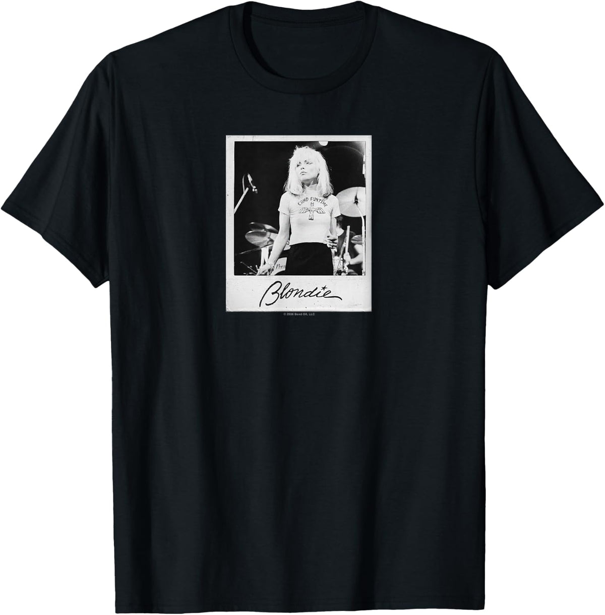Blondie Black and White Polaroid Photo Vintage Band T-Shirt