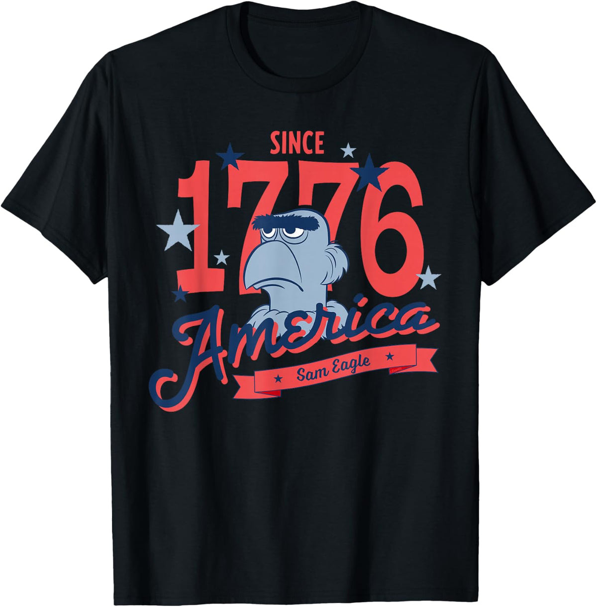Disney The Muppets Sam Eagle USA 250th Anniversary America Since 1776 T Shirts Tees for Men and Women