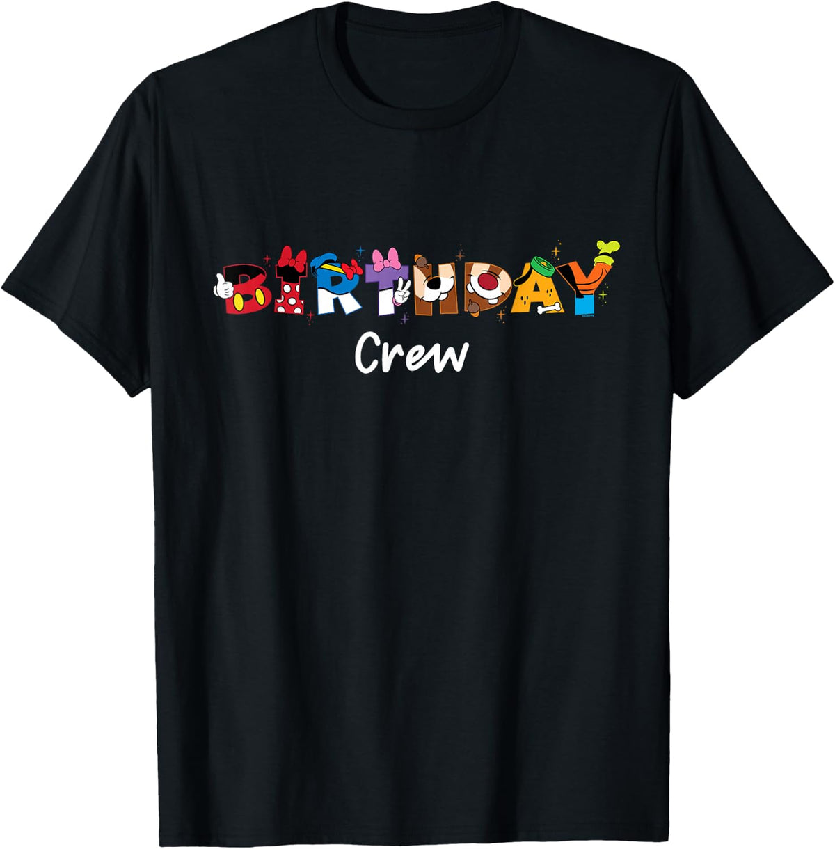 Disney Mickey Mouse and Friends Birthday Crew Party Squad T-Shirt