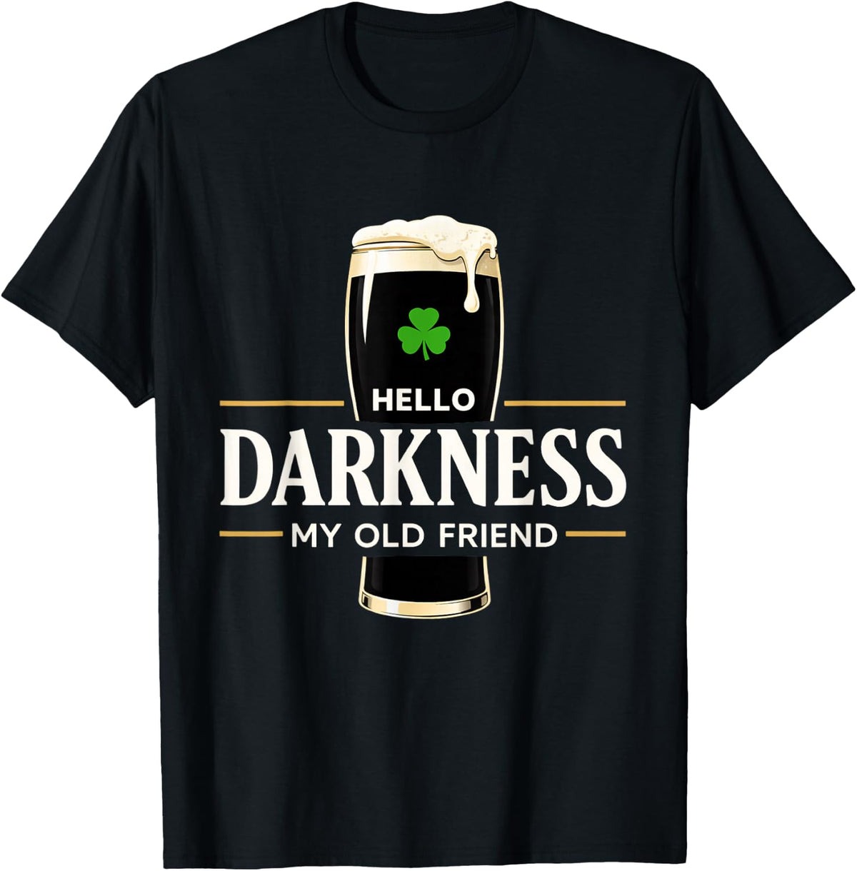Hello Darkness My Old Friend Vitamin G Funny Quote T-Shirt