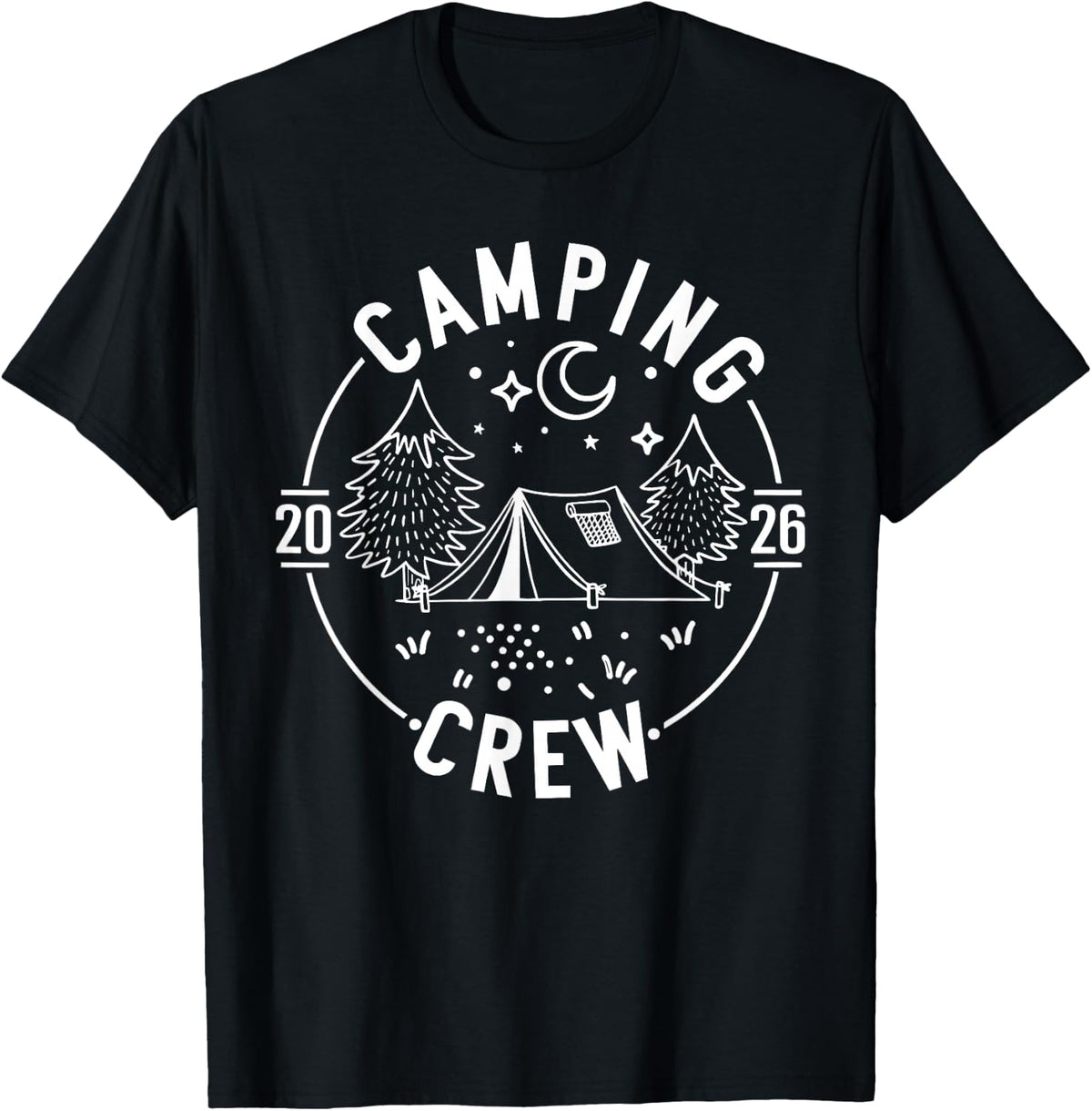 Family Camping Summer Vacation Crew Cousin Camp 2026 T-Shirt