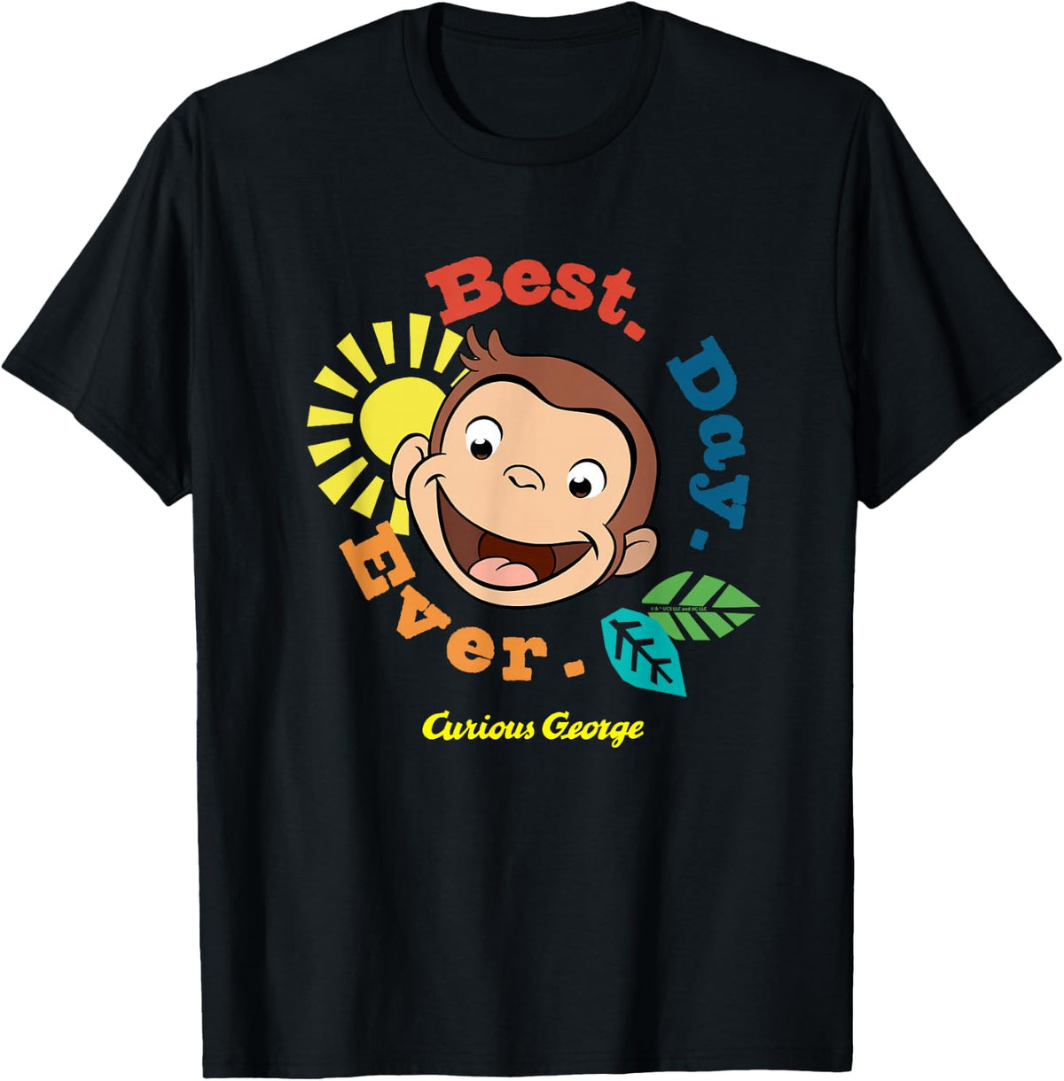 Curious George Best Day Ever Smile T-Shirt