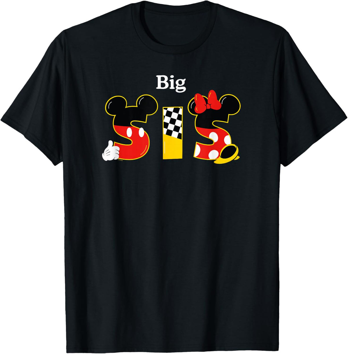 Disney Mickey & Minnie Big Sis Family Trip Vacation T-Shirt