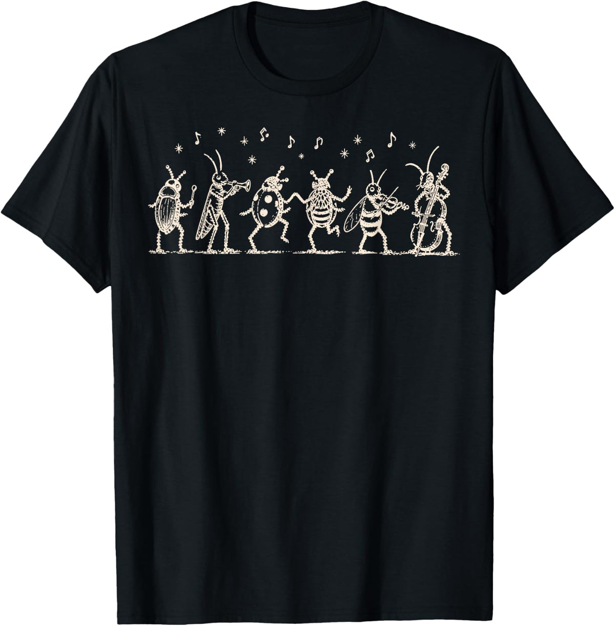 Bugs Wildflower Insect Lover Nature Garden Wildlife Humor T-Shirt