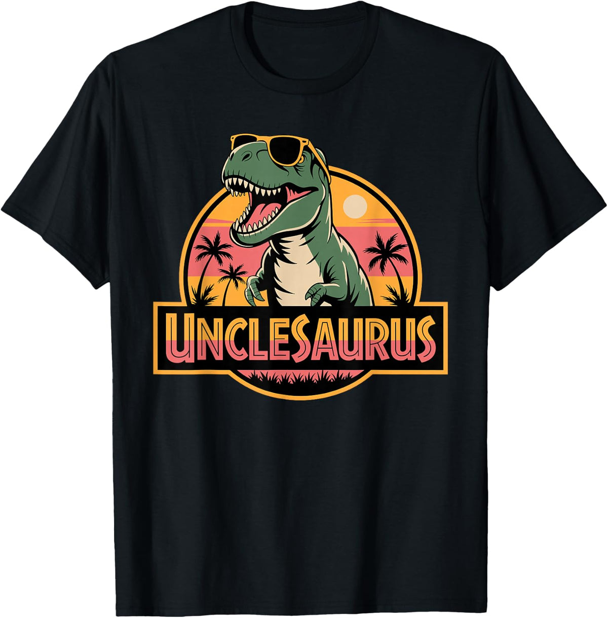 Funny Unclesaurus T-Shirt for Men New Uncle Tees First Time Uncle Gift Shirts