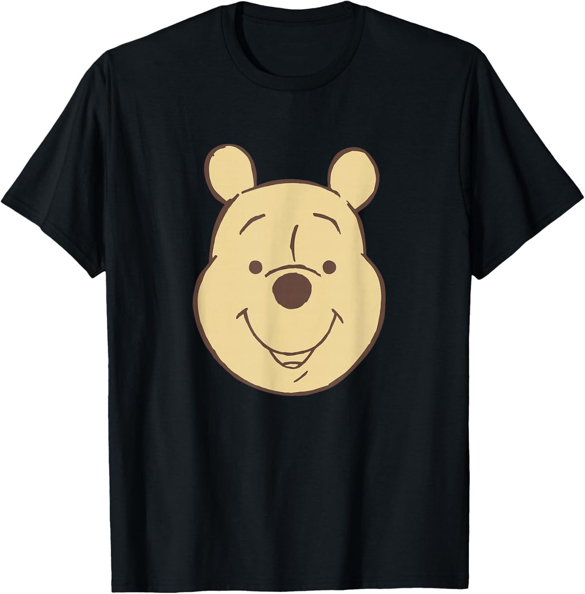 Disney Winnie The Pooh Classic Vintage Bear Big Face T-Shirt