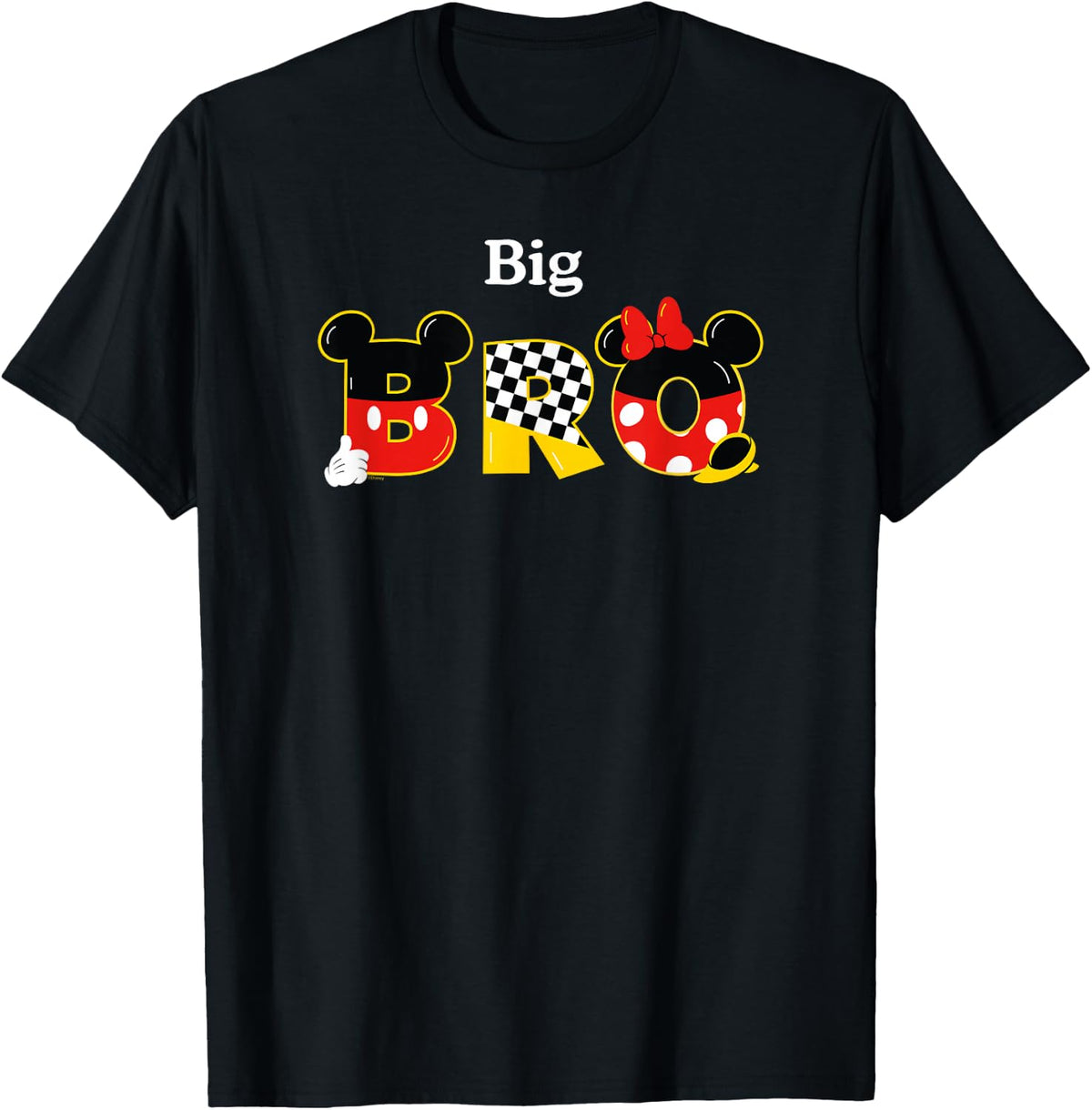 Disney Mickey & Minnie "Big Bro" Family Trip Vacation T-Shirt