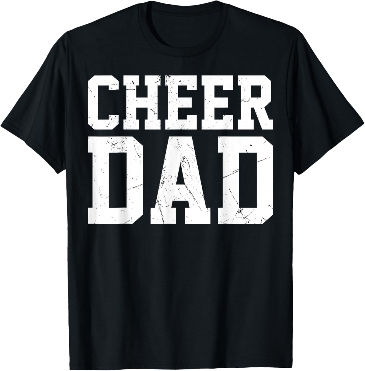 Cheer Dad Support Squad Cheerleader Cheerleading Father T-Shirt