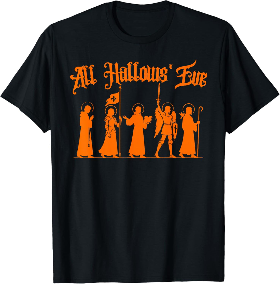 All Hallows' Eve Saint Procession Catholic Christian Holiday T-Shirt