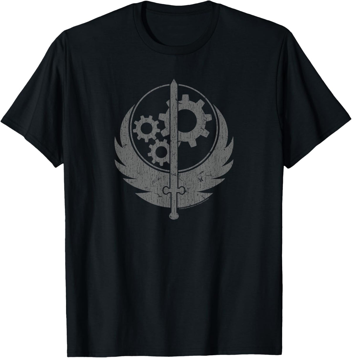 Fallout Video Game Brotherhood of Steel Logo T-Shirt