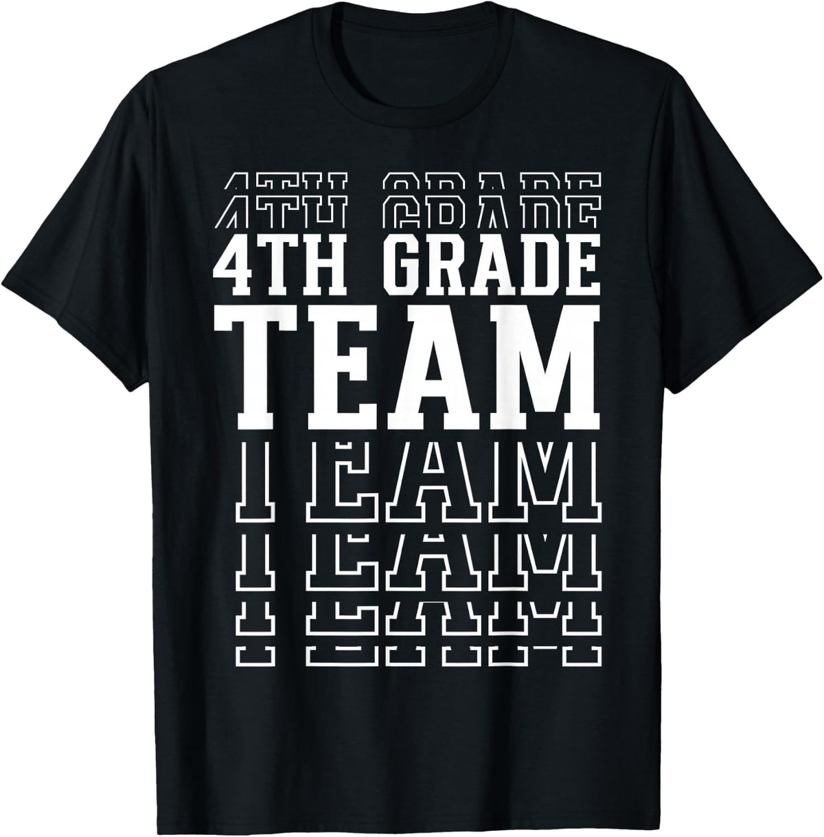 4th Grade Team Fourth Grader Back to First Day of School T-Shirt