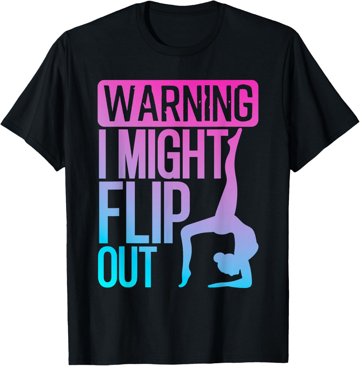 Cute Gymnastics Art for Girls Kids Women Tumbling Gymnast T-Shirt