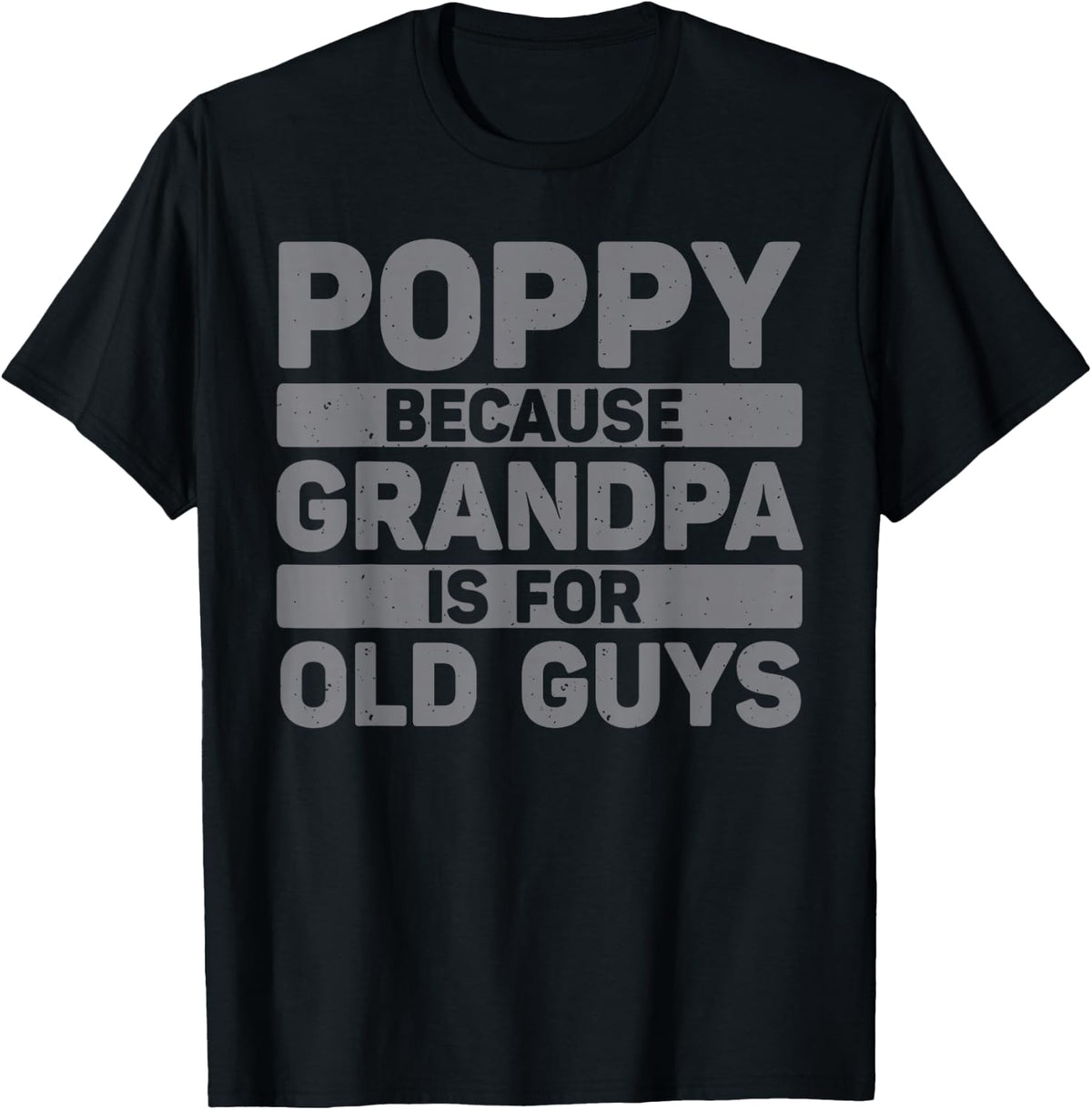 Poppy Design for Grandpa from Grandkids Father's Day Poppy T-Shirt