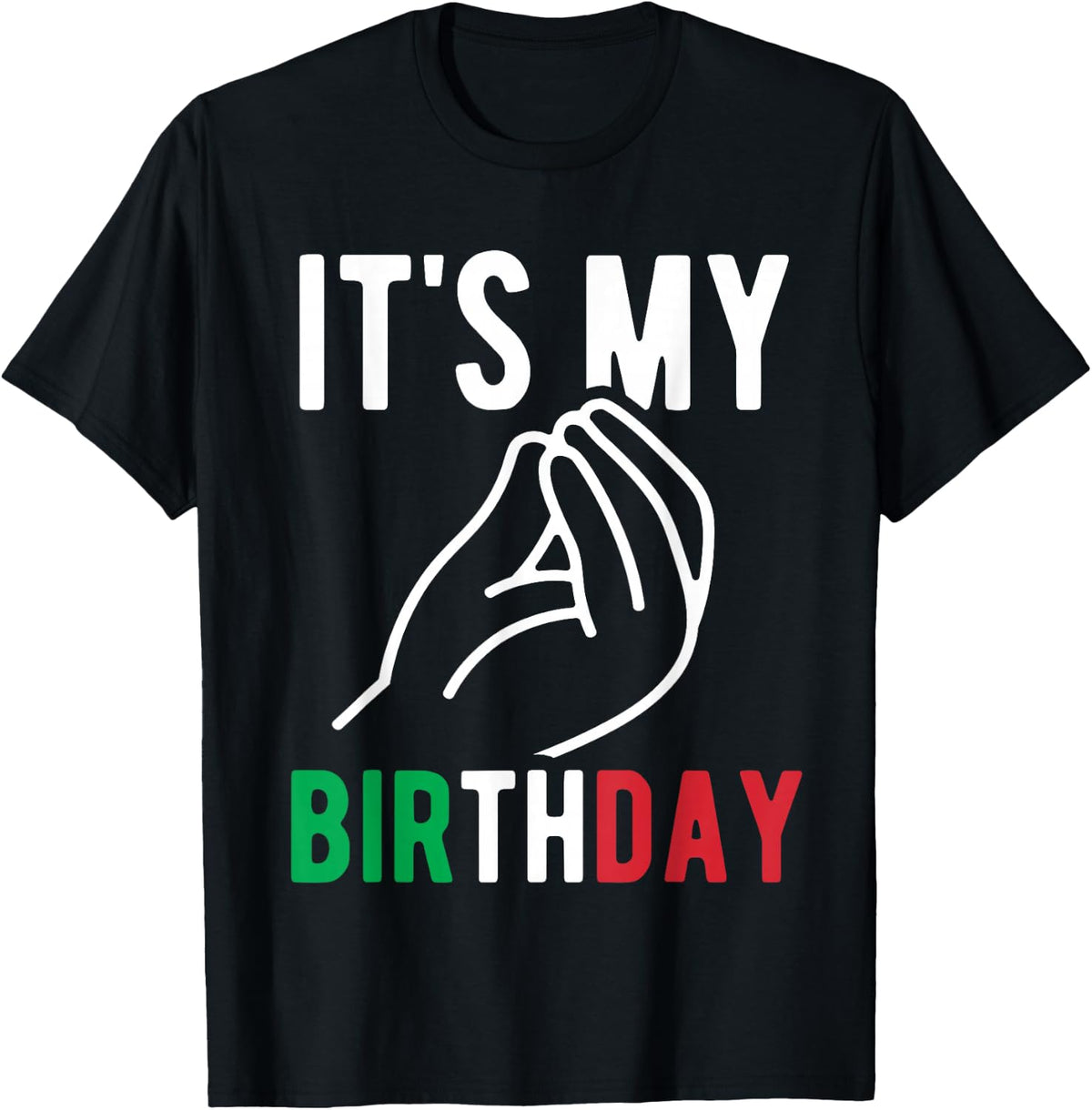It's My Birthday Party Italia Italy Funny Italian Birthday T-Shirt