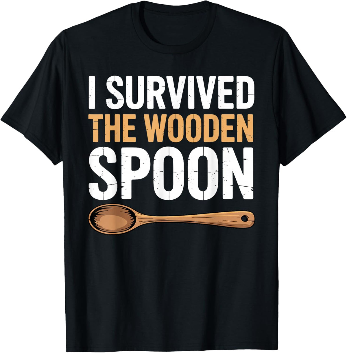 Funny Wooden Spoon Art for Men Women Kids Wooden Spoon Lover T-Shirt