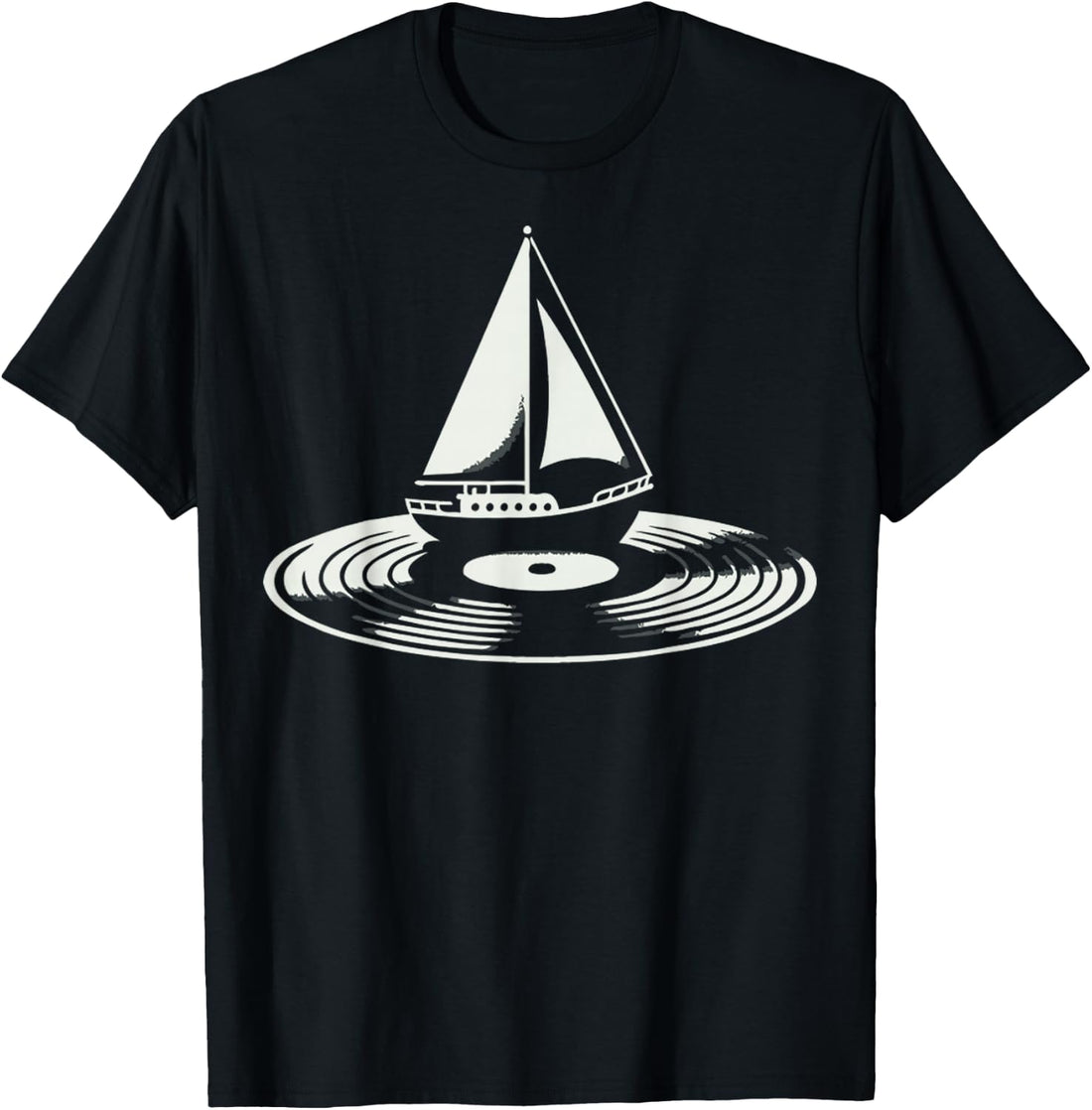 Vinyl Record Lover Yacht Rock 80s Retro Style Music Rock T-Shirt