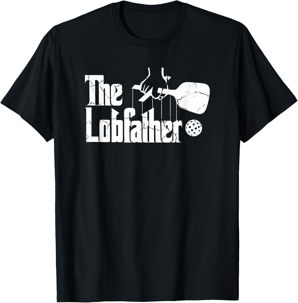 Retro The Lobfather Pickleball Pickleballer Funny Art T-Shirt