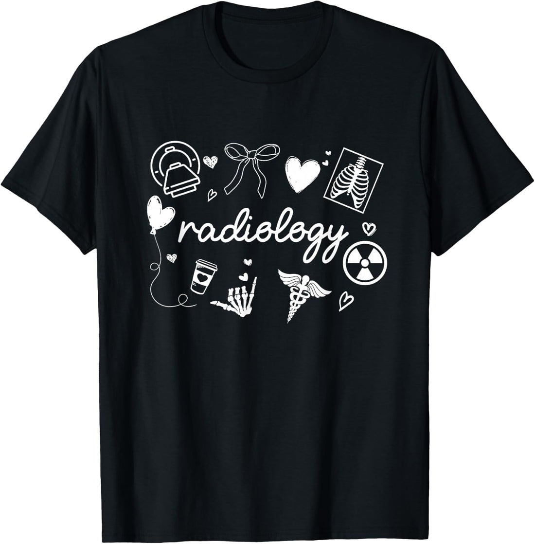 Women Coquette Radiology Department Xray Tech Appreciation T-Shirt