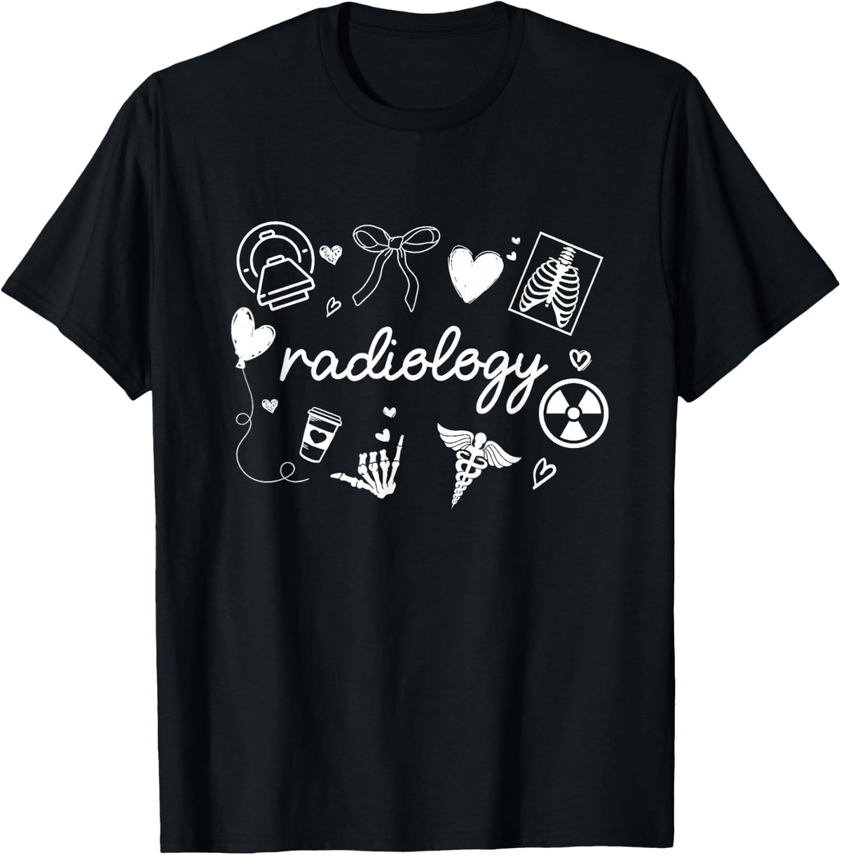 Women Coquette Radiology Department Xray Tech Appreciation T-Shirt