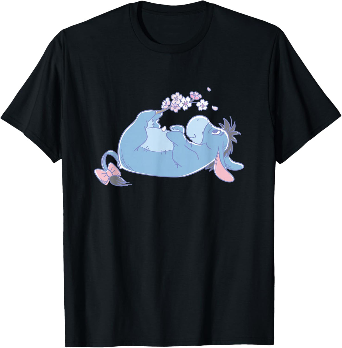 Disney Winnie The Pooh Spring Eeyore with Flowers Retro T-Shirt
