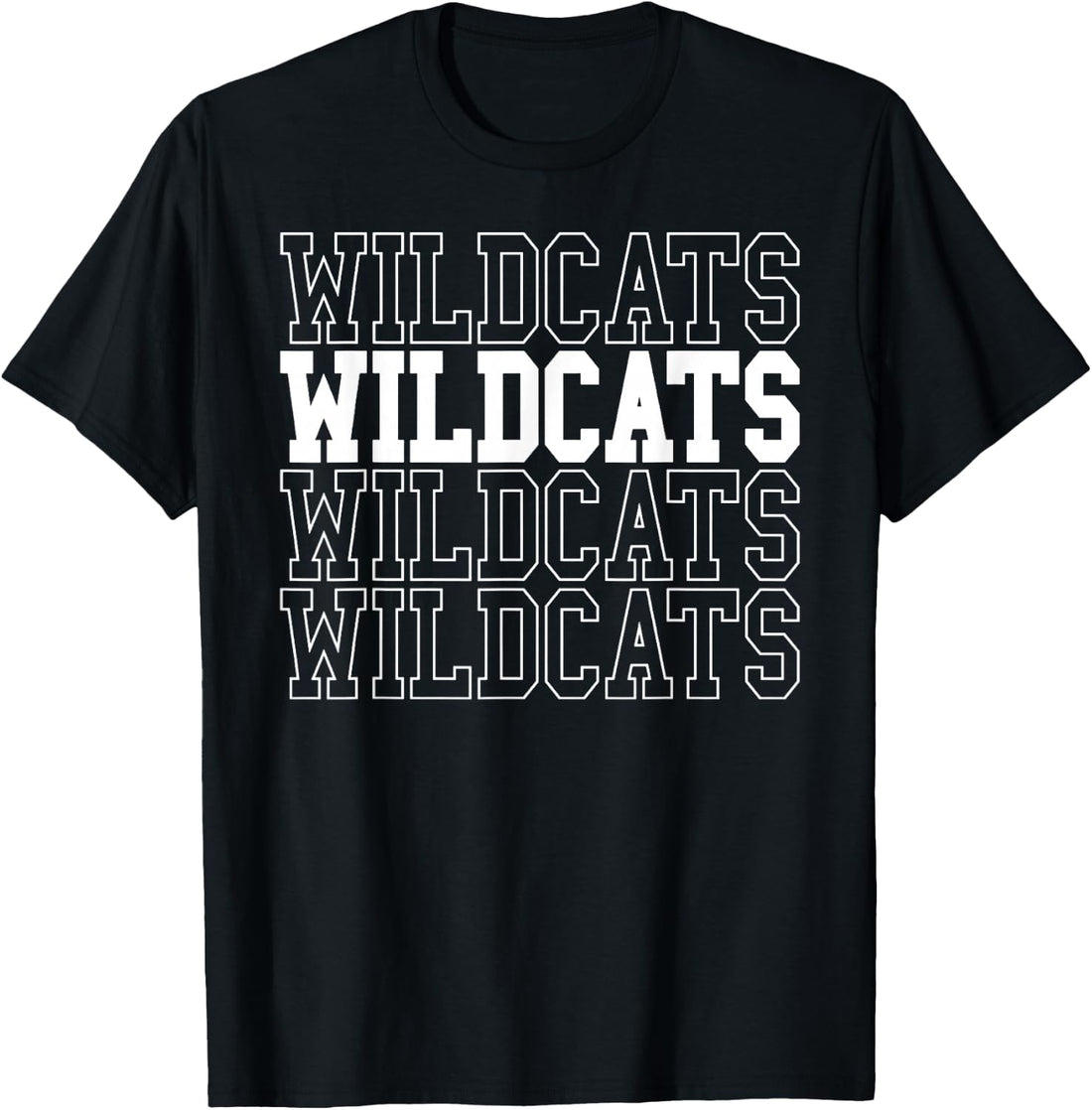 Wildcats School Spirit Team Back to School T-Shirt