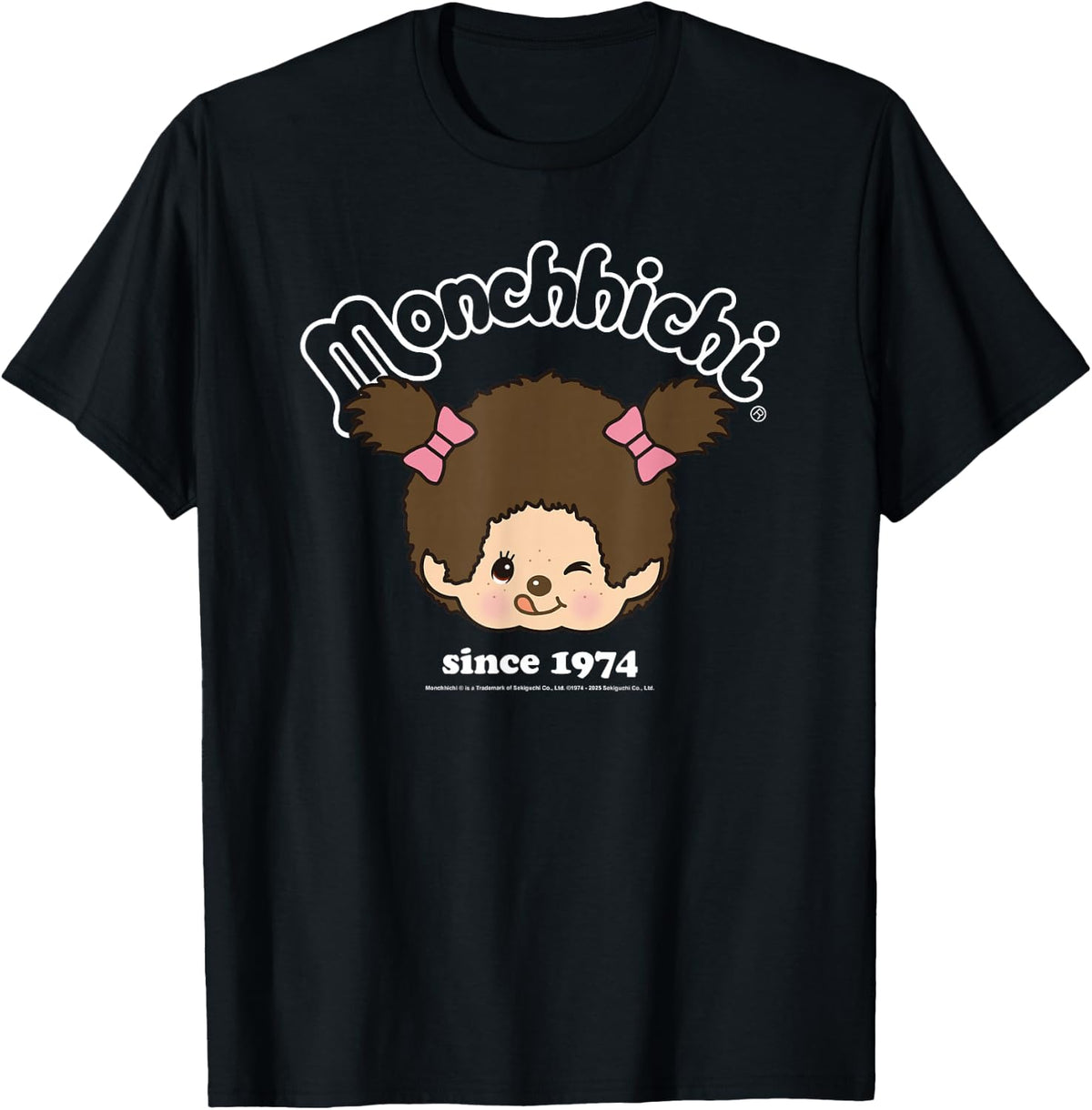 Monchhichi Since 1974 Happy Little Fluffy Girl T-Shirt