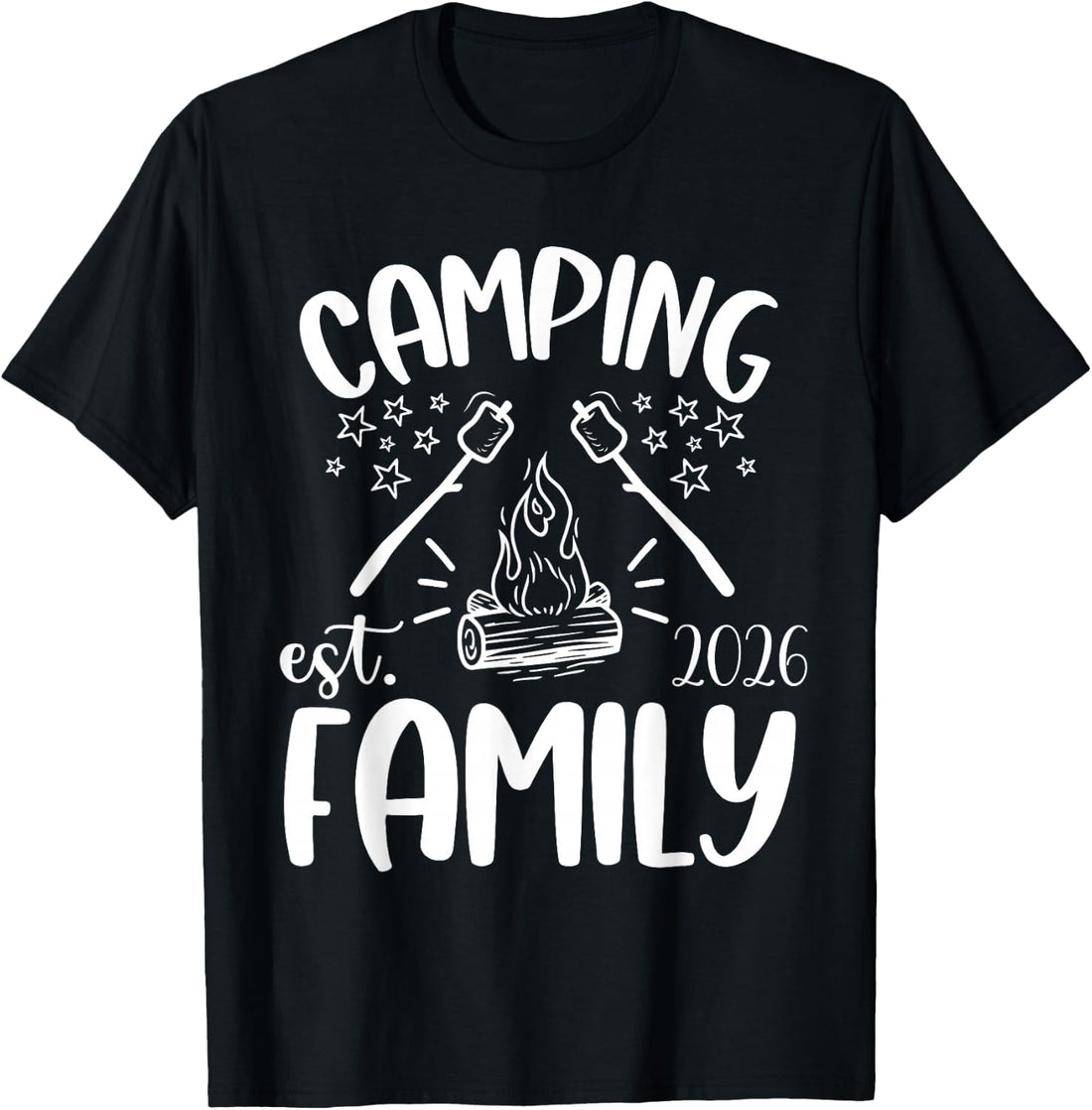 2026 Camping Shirts for Family Camping Shirts Matching Smore T-Shirt