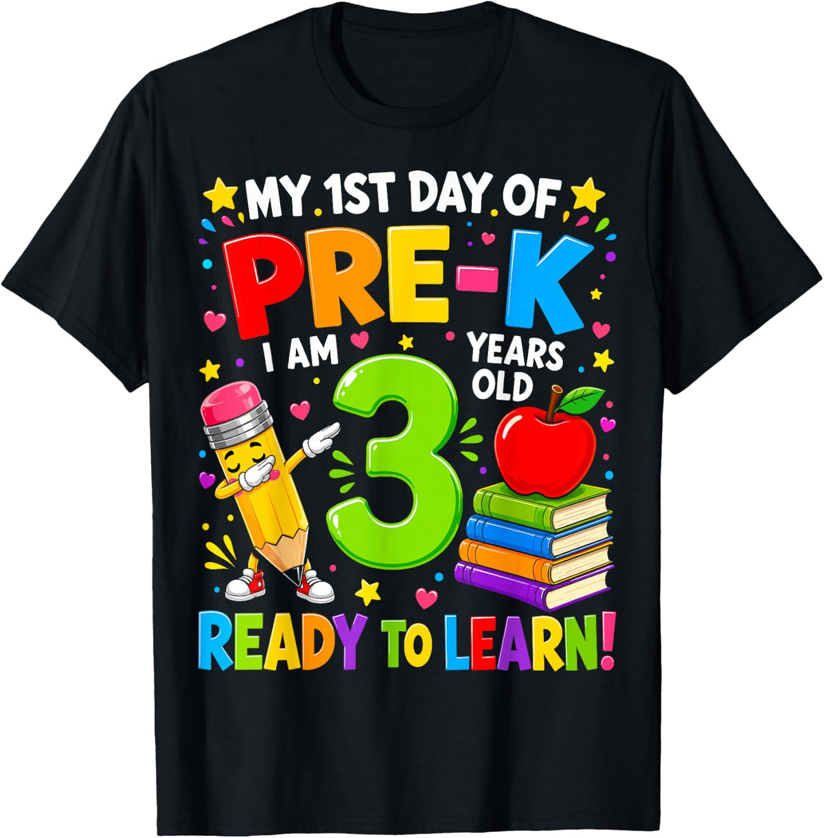 My First Day of Pre-k 1st Day of School Boys Girls T-Shirt